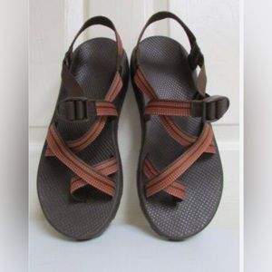 Chaco Men's Adjustable Strap Sandals Vibram Sole Stripe Multicolor Size 9